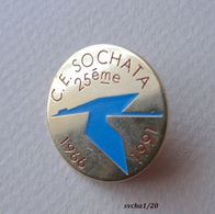 Pin's C.E. SOCHATA  25ème - 1966 / 1991  --  Avions - Avions