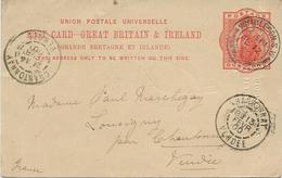 IRELAND - ENTIER POSTAL - ANNEE 1900 - Postwaardestukken