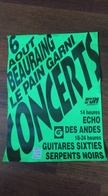 Affiche. Concert Serpents Noirs. Guitares Sixties. Beauraing. Fun Radio - Affiches