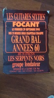 Affiche. Concert Serpents Noirs. Guitares Sixties. Focant. Beauraing. Guitare D'Or. 1995 - Affiches