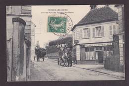 CPA Essonne 91 Forges Les Bains Commerce Shop Bières Beer De L'espérance Attelage Courrier Circulé - Autres & Non Classés