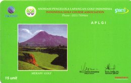 INDONESIA - SAKTI - GREETING CARDS - INDONESIA GOLF COURSE ASSOCIATION - SAMPLE CARD NO PIN NO BATCH - Indonesien