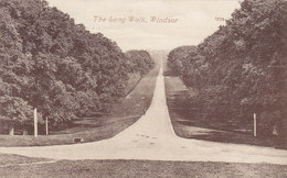 United Kingdom PPC The Long Walk, Windsor Valentines Series LONDON 1909 EdwVII. Stamp - Windsor