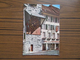 Suisse        Solothurn          Zeitglockenturm        Horloge  Hôtel De La Tour Rouge - Autres & Non Classés
