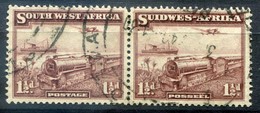 Südwestafrika South West Africa Mi# 180-181 Gestempelt "Transport" - South West Africa (1923-1990)