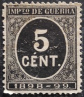 Impôt De Guerre 5cts Noir N° 23 Neuf Sans Gomme - Kriegssteuermarken