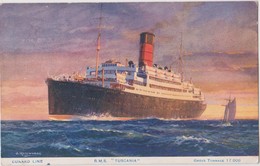 CUNARD LINE - R.M.S. TUSCANIA - Steamers