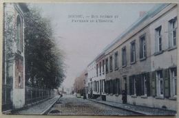 Boussu - Rue Guérin Et Pavillon De L'Hospice Couleur (charrette) - Boussu