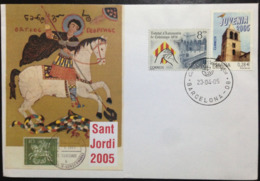 Spain, Uncirculated And Addressed Cover, "Philatelic Event", "Sant Jordi 2005", Barcelona, 2005 - Covers & Documents