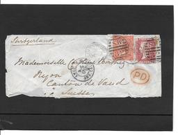 3.10.1868  LONDON  St G 43 Pl 104 + St G 93 Pl10 - Covers & Documents