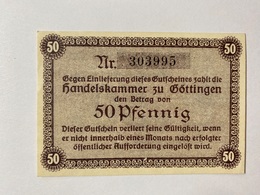 Allemagne Notgeld Gottingen 50 Pfennig - Collections