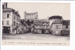 94 -  SAUMUR - Le Château. La Tour Du Papeghan Et Le Quai De Limoges - Saumur