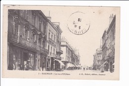 3 - SAUMUR - La Rue D'Orléans - Saumur