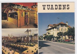 Vuadens, Hôtel De La Gare, 3 Vues, Format 10 X 15 - Vuadens