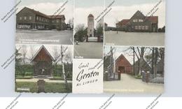 4540 LENGERICH - GERSTEN, Gaststätte Revermann, Schule, Kirche, Ehrenmal - Lengerich