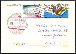 WATER SKIING - ITALIA 1991 - CAMPIONATO MONDIALE 1981 SCI NAUTICO VELOCITA' - BIGLIETTO POSTALE VIAGGIATO - Waterski