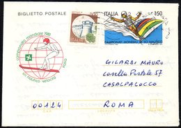 WATER SKIING - ITALIA 1991 - CAMPIONATO MONDIALE 1981 SCI NAUTICO VELOCITA' - BIGLIETTO POSTALE VIAGGIATO - Water-skiing