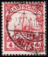 1905. KIAUTSCHOU 4 CENTS Kaiserjacht SMS Hohenzollern. Fold. (Michel 20) - JF319504 - Kiautchou