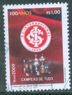 BRAZIL #3073    SPORT CLUB INTERNACIONAL - SOCCER -  FOOTBALL  -  USED - Used Stamps