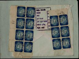 ISRAEL  1952  COVER WITH STAMPS PSTAGE DUE II VF!! - Impuestos