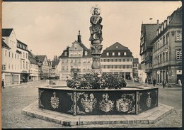 °°° 17536 - GERMANY - SCHWABISCH GMUND - MARKTPLATZ MIT RATHAUS - 1968 With Stamps °°° - Schwäbisch Gmünd