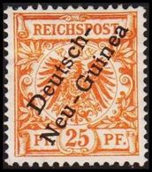 1897 - 1899. Deutsch- Neu-Guines 25 Pf. REICHSPOST. (Michel 5) - JF319600 - German New Guinea