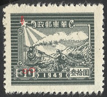 ERROR--EAST CHINA -TRAIN-1949--PERFECT STAMP - Varietà & Curiosità