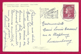Écrit Postal Daté De 1950 - Luxembourg - Empreinte "Exposition Générale - Le Luxembourg Au Travail - Esch Sur Alzette" - Maschinenstempel (EMA)