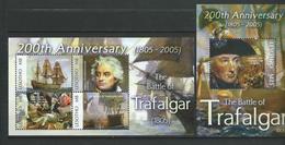 Lesotho 2005 The 200th Anniversary Of Battle Of Trafalgar.M/S And S/S. MNH - Lesotho (1966-...)