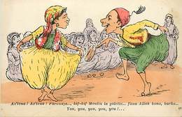 -themes Div.-ref-DD357- Humour Maghreb - Illustrateurs - Illustrateur Chagny - Danse - Au Moulin De La Galette - - Chagny