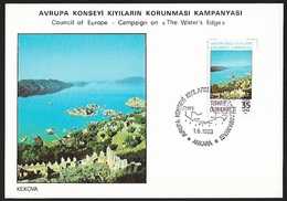 1983 - TÜRKIYE - Card Landscapes + SG 2820 [Kekova] + ANKARA - Cartes-maximum