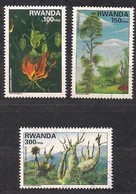 Rwanda Ruanda 1997 Yvert 1329-1331 OCBn° 1404-1406 (o) Oblitéré  Yvertcote 13,50 Euro - Usados