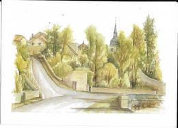 ANDELOT Paysage De Haute-Marne, Aquarelle De Nicole Simonin N° 25, Cpm Neuve - Andelot Blancheville