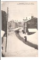 LANGOGNE - Avenue De La Gare En Temps De Neige - Langogne