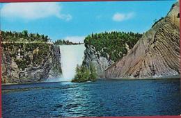 Canada Quebec Les Chutes Montmorency Falls Waterval Postcard - Chutes Montmorency