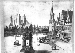 Tournai - Photo Jules Messiaen - Grand Place En 1613 - R. Cantagalina - Tournai