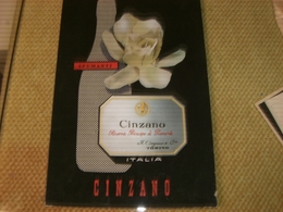 CARTONCINO ORIGINALE LIQUORE CINZANO FATTO A COLLAGE - Insegne