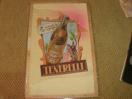 BOZZETTO ORIGINALE A TEMPERA PUBBLICITARIO LIQUORE TENERELLI OLD BRANDY - Enseignes