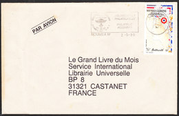 NOUVELLE CALEDONIE Lettre  De NOUMEA Du 2/09/1990 YT  262 Avec Flamme - Brieven En Documenten