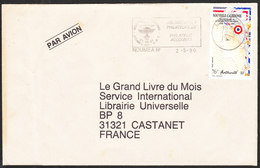 NOUVELLE CALEDONIE Lettre  De NOUMEA Du 2/09/1990 YT  262 Avec Flamme - Covers & Documents