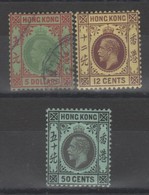 Hong - Kong  _GB _ (1912 )  N° 115/117 - Andere & Zonder Classificatie