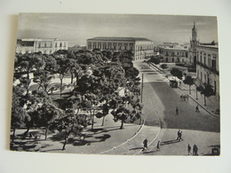 MOLFETTA    VILLA COMUNALE E VIA TENENTE MICHELE FIORINO     PUGLIA BARI  VIAGGIATA   COME DA FOTO IMMAGINE OPACA - Molfetta