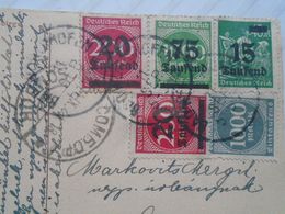 ZA263.13 BAYERN  Bad Wörishofen-  Kreis Unterallgäu, Prälat S. Kneipp - Sent To Zombor Sombor 1923 Ovpt.stamps - Bad Woerishofen