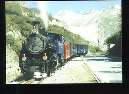 CPM Neuve Suisse REALP - OBERWALD Dampfbahnfurka Train Locomotive - Realp