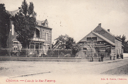 Chièvres - Coin De La Rue Favarcq - Très Belle Carte - état Voir Scan. - Chièvres