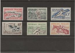 J.O.HELSINKI - N° 960 A 965 NEUF SANS CHARNIERE - ANNEE 1953 - COTE / 85 € - Nuovi