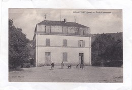 CPA :  14 X 9  -  BEAUFORT  (Jura)  -  Ecole  Communale - Beaufort