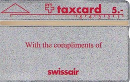 Switzerland: PTT K-91/6B 201LSwissair. Mint - Zwitserland