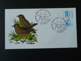 Lettre Cover Expo Franco-suisse D'ornithologie Pont De Roide 25 Doubs 1975 - Mechanical Postmarks (Advertisement)