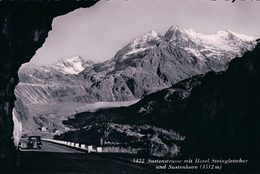 Sustenstrasse Und Auto, Hotel Steingletscher Gadmen (5422) - Gadmen 